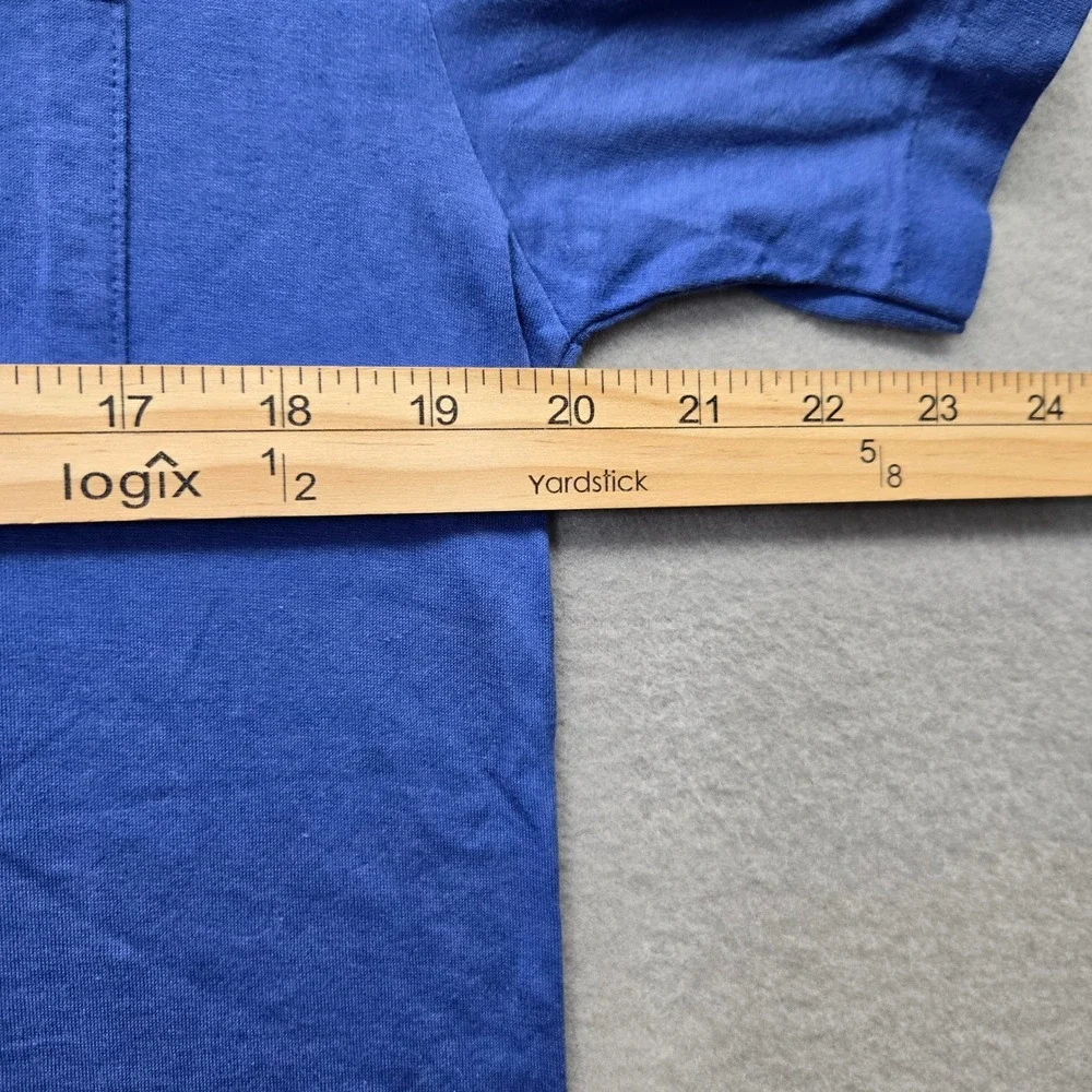 Vintage Ralph‎ Lauren Polo Shirt Mens Small Blue Crest Pocket Jersey Cotton S